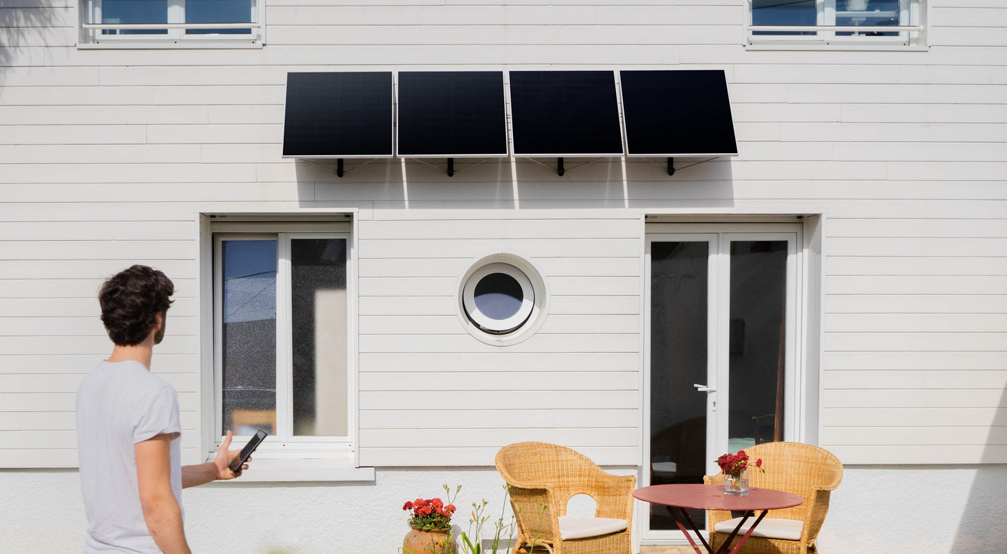 Solaire Kit home  principal -   1200 W  en autoconsommation d'énergétique